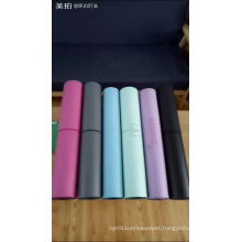 2018 customized eco friendly anti slip natural rubber custom printed PU yoga mats